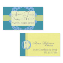 Professional bakery business card