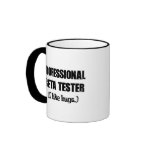 professional beta tester (like bugs) mugs