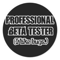 professional beta tester (like bugs) stickers