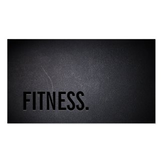 Professional Black Out Fitness Business Card