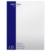 professional blues letterhead