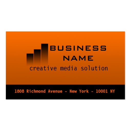 professional business card (front side)