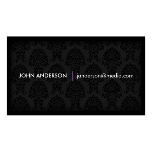 Professional Business Card (back side)