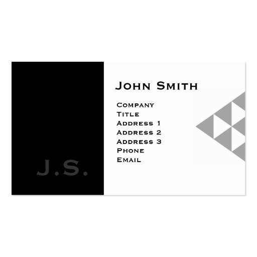 Professional Business Card 1 (front side)