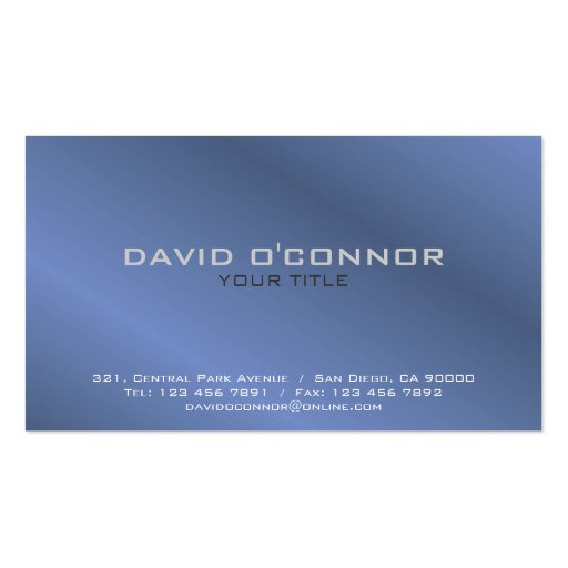Professional - Business Cards (front side)