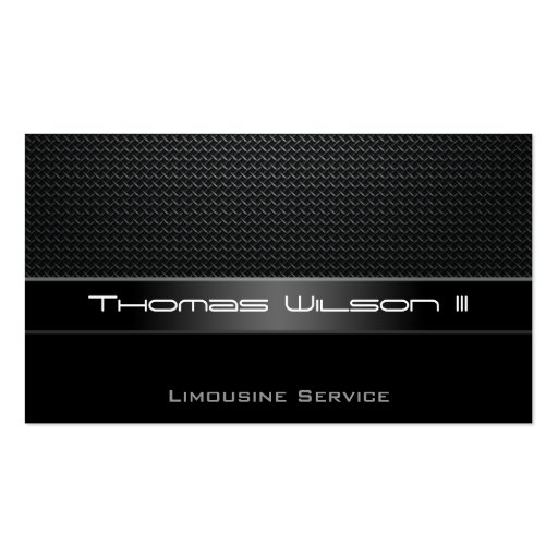 Professional Carbon Fiber Limo Business Cards