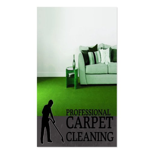 Professional Carpet Cleaning Service Business Card Zazzle