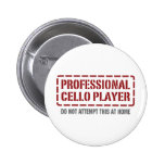 Professional Cello Player Pinback Button