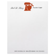 Professional Chef & Baker letterhead by 911business Professional Chef & Baker letterhead