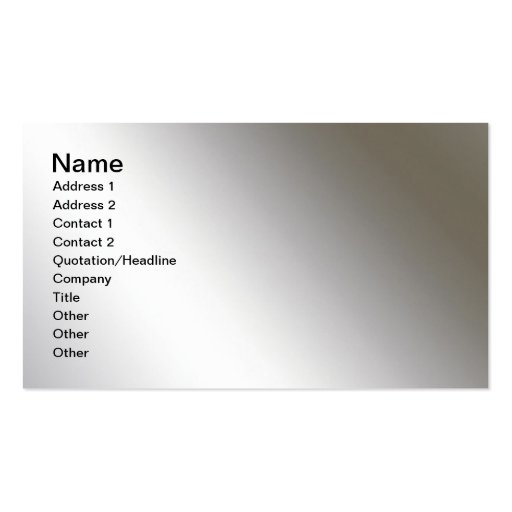 Professional Corporate Business Cards (front side)