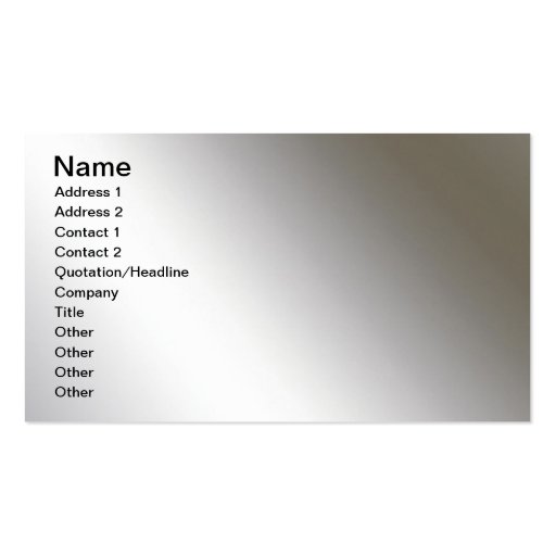 Professional Corporate Business Cards (front side)