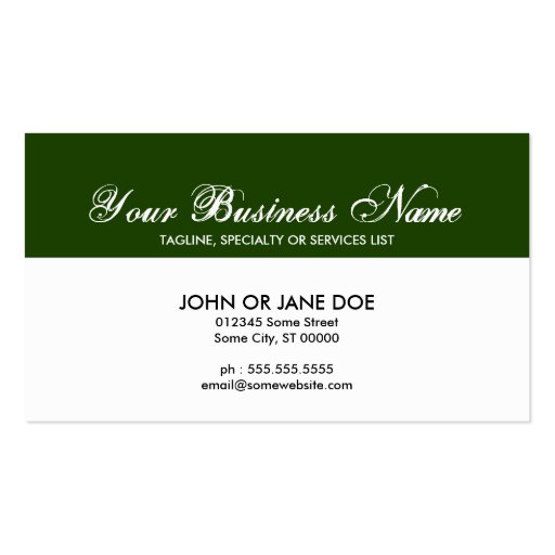 professional damask QR code Business Card (back side)