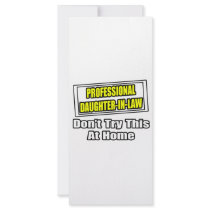Professional Daughter-In-Law...Joke rack cards
