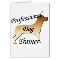 Professional Dog Trainer Card