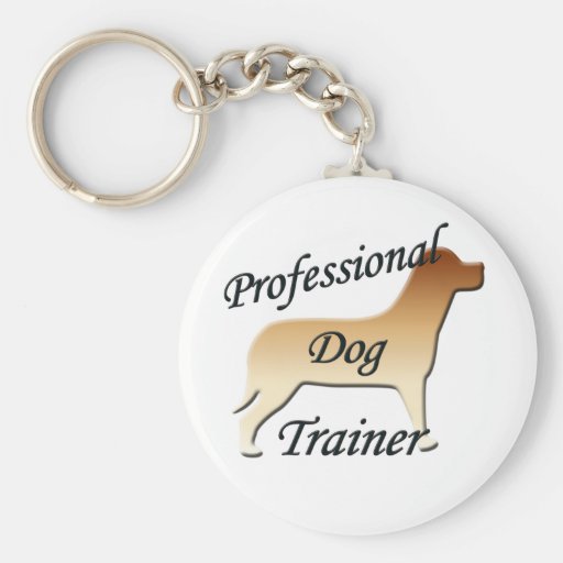Professional Dog Trainer Keychain Zazzle