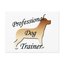 Professional Dog Trainer Postcards