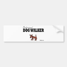 Professional Dog Walker Bumper Stickers