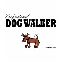 Professional Dog Walker t-shirts