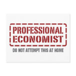 Professional Economist Postcard