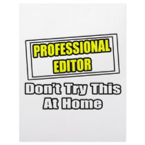 Professional Editor...Don't Try This At Home letterhead