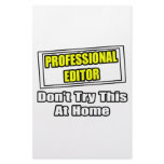Professional Editor...Don't Try This At Home Custom Stationery