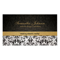 Professional Elegant Damask Business Cards