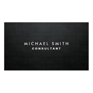Professional Elegant Modern Black Plain Simple Business Cards