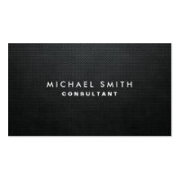 Professional Elegant Modern Black Plain Simple Business Cards