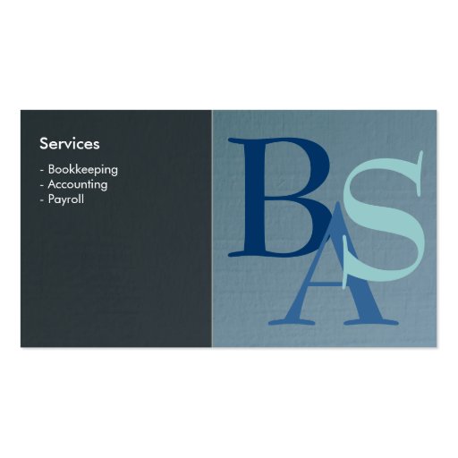 Professional Elegant Modern Blue Simple Business Card Template (back side)