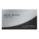 Professional Elegant Modern Computer Repair Silver Business Cards