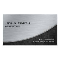 Professional Elegant Modern Computer Repair Silver Business Cards