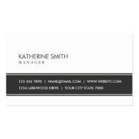 Professional Elegant Plain Simple Black and White Business Card Templates