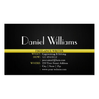 Freelance Editor Business Cards & Templates | Zazzle