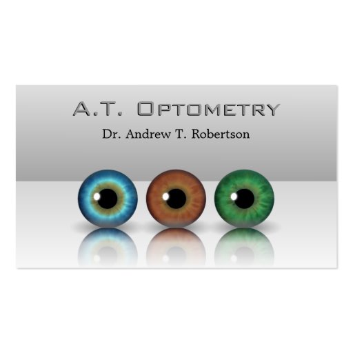 Professional Eyeballs Optometry Business Cards