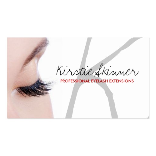 Professional Eyelash Extensions / Business Cards (front side)