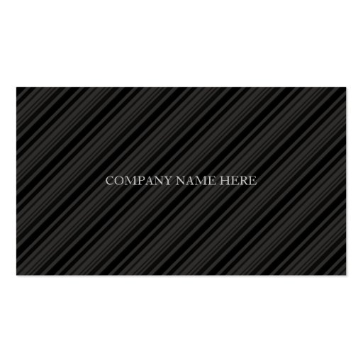 Professional fashion business cards (back side)