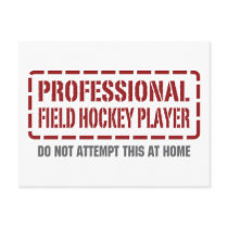 Professional Field Hockey Player postcards by 1000suns Professional Field Hockey Player postcards