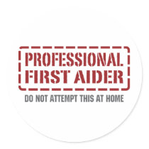 Professional First Aider stickers by 1000suns Professional First Aider stickers