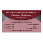 Professional Fold Burgundy Business Cards