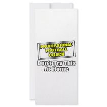 Professional Football Coach.. rack cards