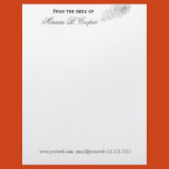 letterhead, from the desk of, office paper,