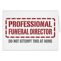 Professional Funeral Director cards