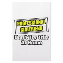 Professional Girlfriend...Joke stationery