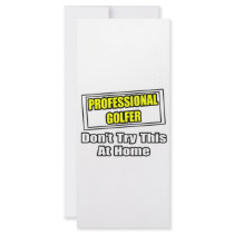 Professional Golfer...Don't Try This At Home rack cards by Golfer_Shirts Professional Golfer...Don't Try This At Home rack cards
