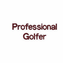 Professional Golfer embroidered shirts