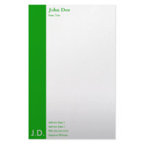 professional greens stationery