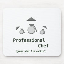 Professional Grenade Chef mousepads