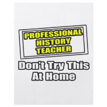 Professional History Teacher...Don't Try flyers