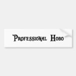 Professional Hobo Bumper Sticker