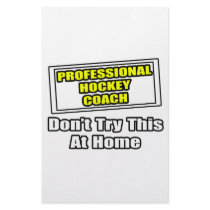 Professional Hockey Coach...Don't Try This stationery by hockeycoachshirts Professional Hockey Coach...Don't Try This stationery
